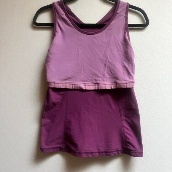 Lululemon Athletica purple racerback tank top Sz M - Picture 5 of 7